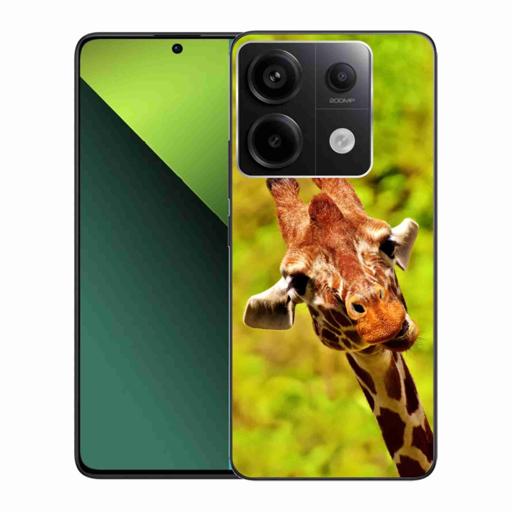 Zselés borítás mmCase a Xiaomi Redmi Note 13 Pro 5G/Poco X6 5G számára - zsiráf