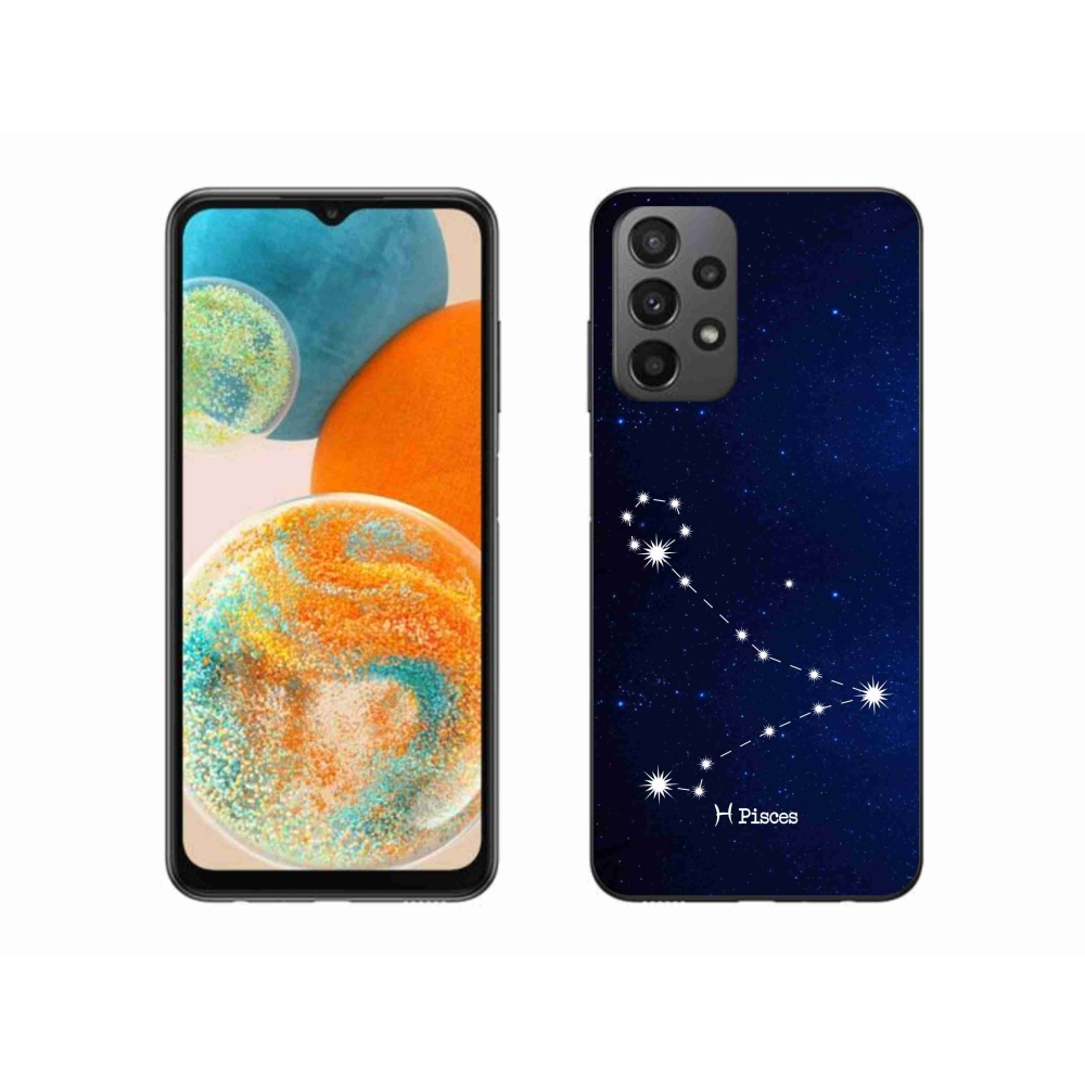 Gél borítás mmCase Samsung Galaxy A23 4G/5G - csillagkép Halakhoz