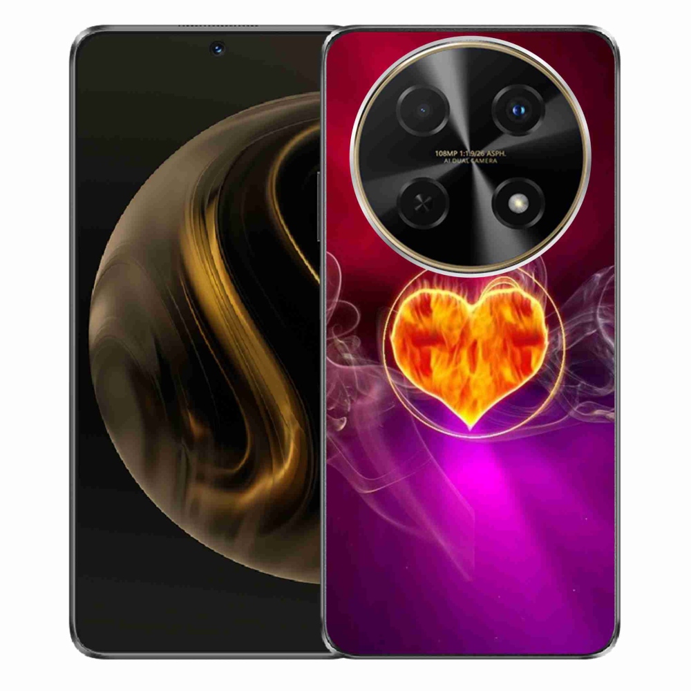 Gél borítás mmCase a Huawei Nova 12i készülékhez - tüzes szív