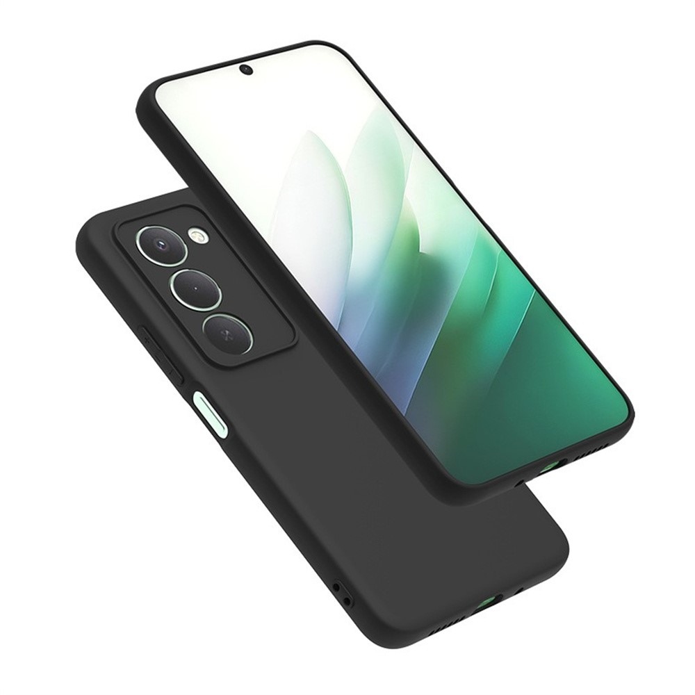 Matt zselés tok Xiaomi Redmi 15 5G (169mm) - fekete