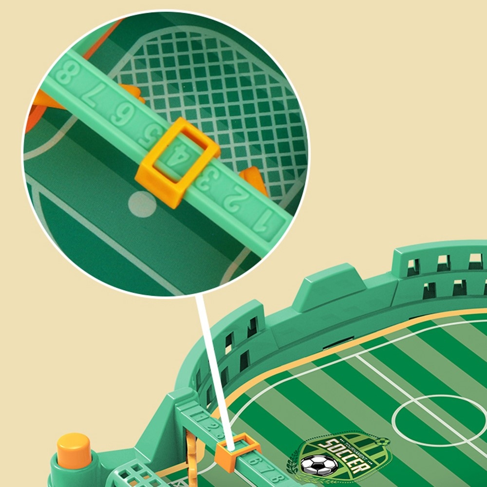 Két játékos számára alkalmas csocsópálya – zöld