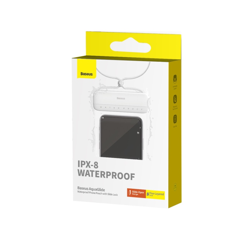 Baseus AquaGlide vízálló tok fehér