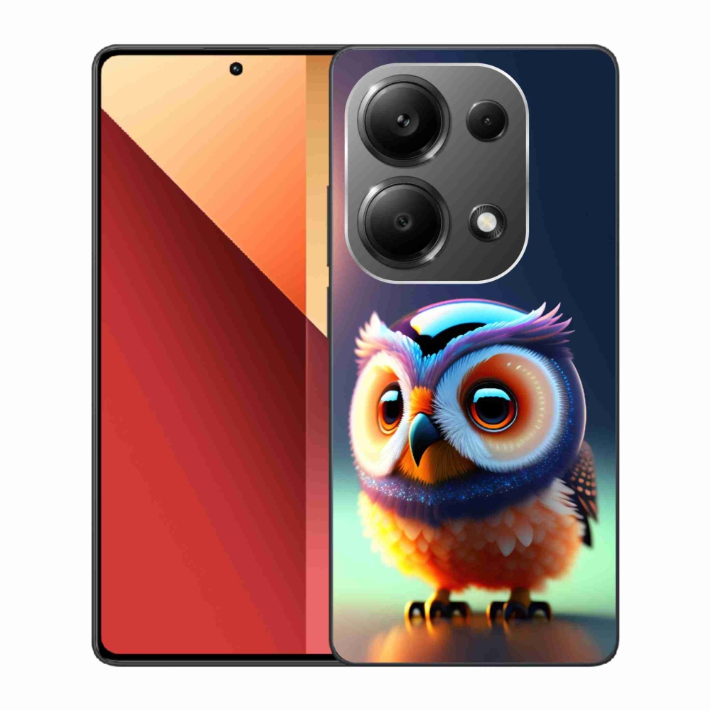 Gél borítás mmCase a Xiaomi Redmi Note 13 Pro 4G/Poco M6 Pro számára - bagoly