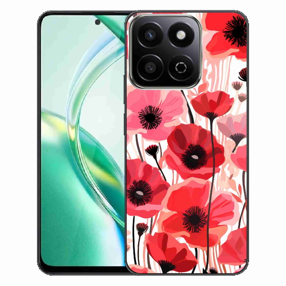 Zselés borító mmCase a Honor 200 Smart 5G készülékhez - mákos 1