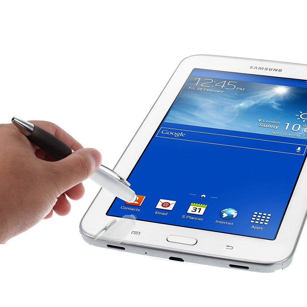 Képernyőstoll és toll 2in1 mobilhoz/tablethez - fekete