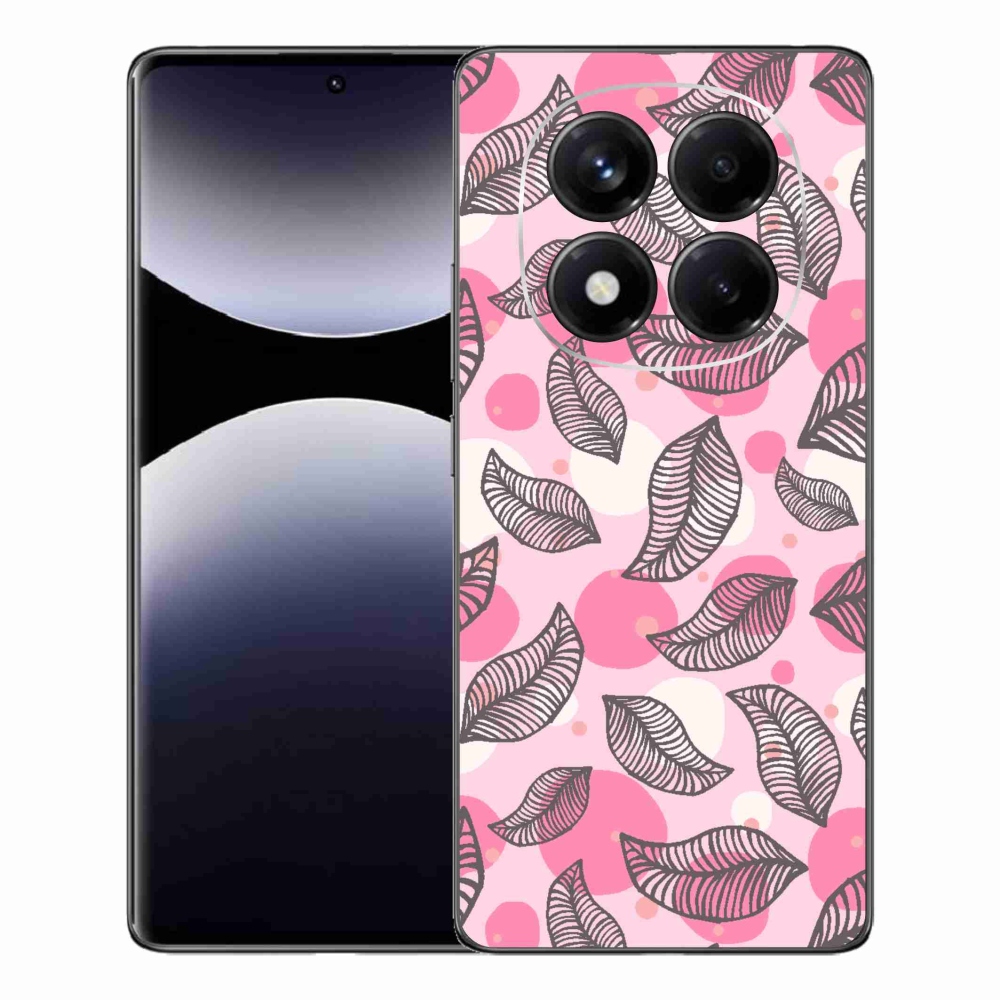 Gél borítás mmCase a Xiaomi Redmi Note 14 Pro számára - rajzfilmes hulló levelek