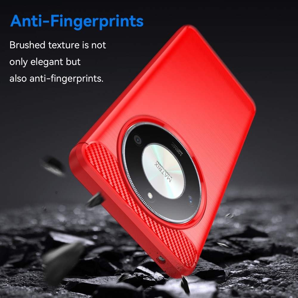 Szénálló zselés tok a Honor Magic 6 Lite 5G készülékhez - piros