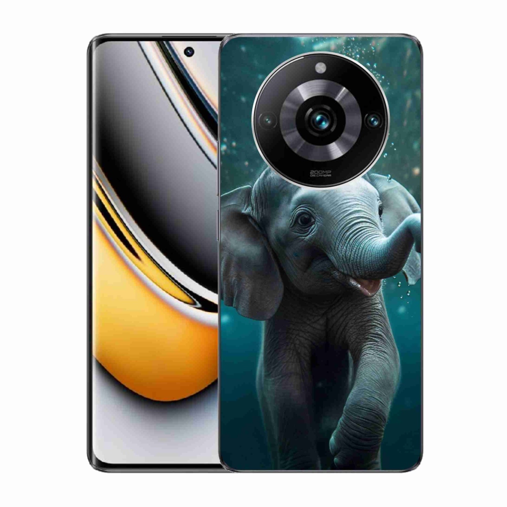 Zselés borítás mmCase a Realme 11 Pro/11 Pro+ készülékhez - víz alatti elefánt