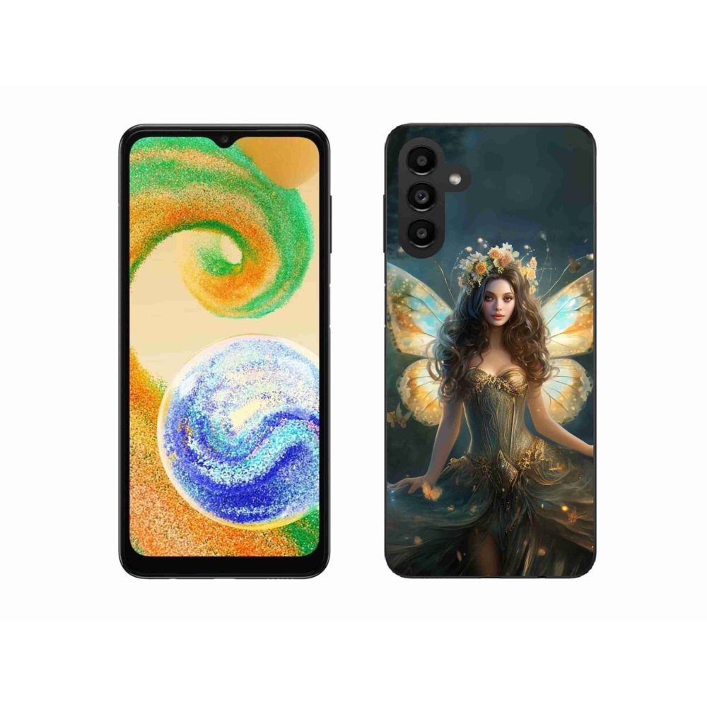 Zselés borítás mmCase Samsung Galaxy A04s (164.7x76.7x9.1mm) - pillangó nő