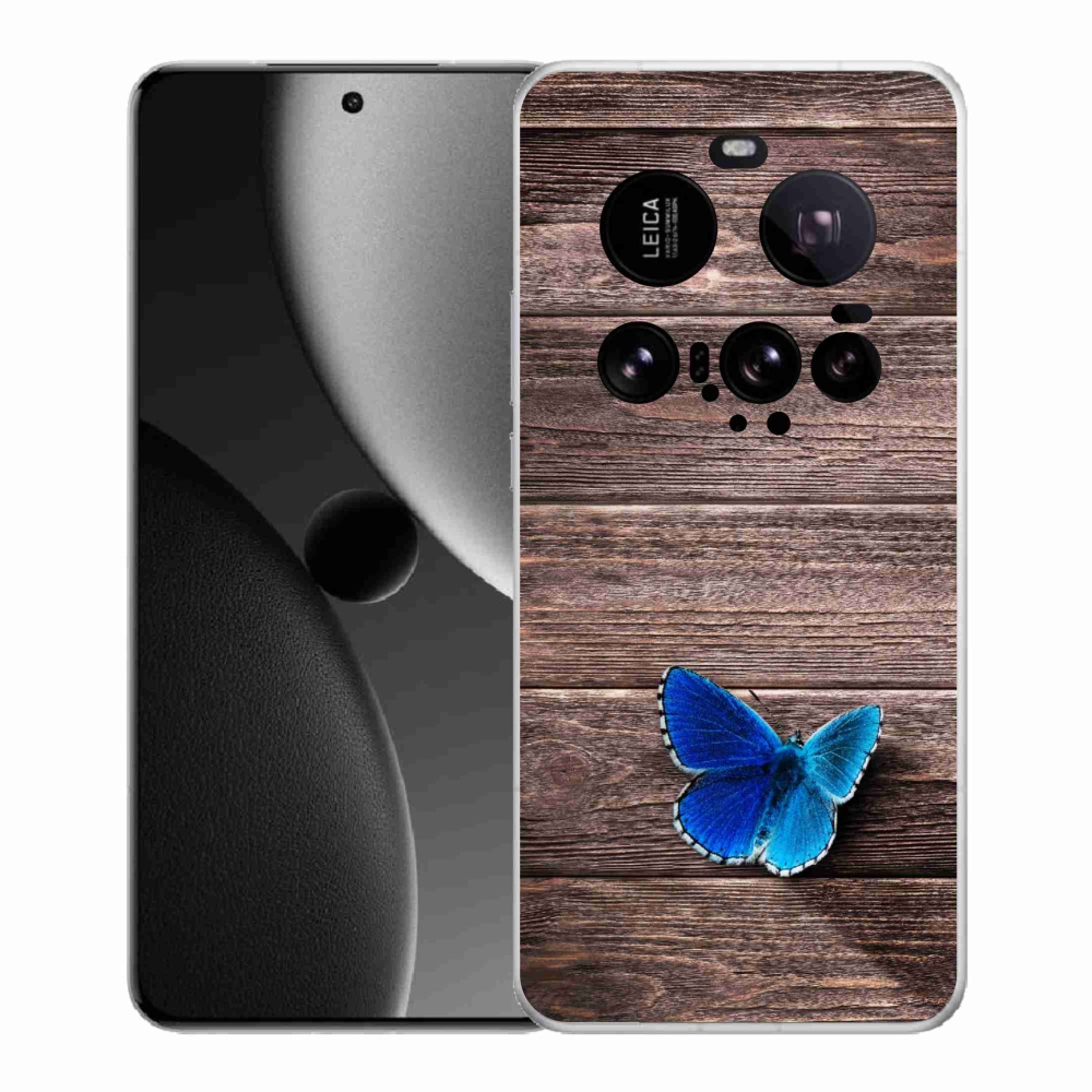 Gél borítás mmCase a Xiaomi 15 Ultra - kék pillangó 1