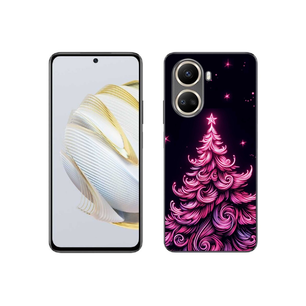 Gél borítás mmCase a Huawei Nova 10 SE-hez - neon karácsonyfa 2