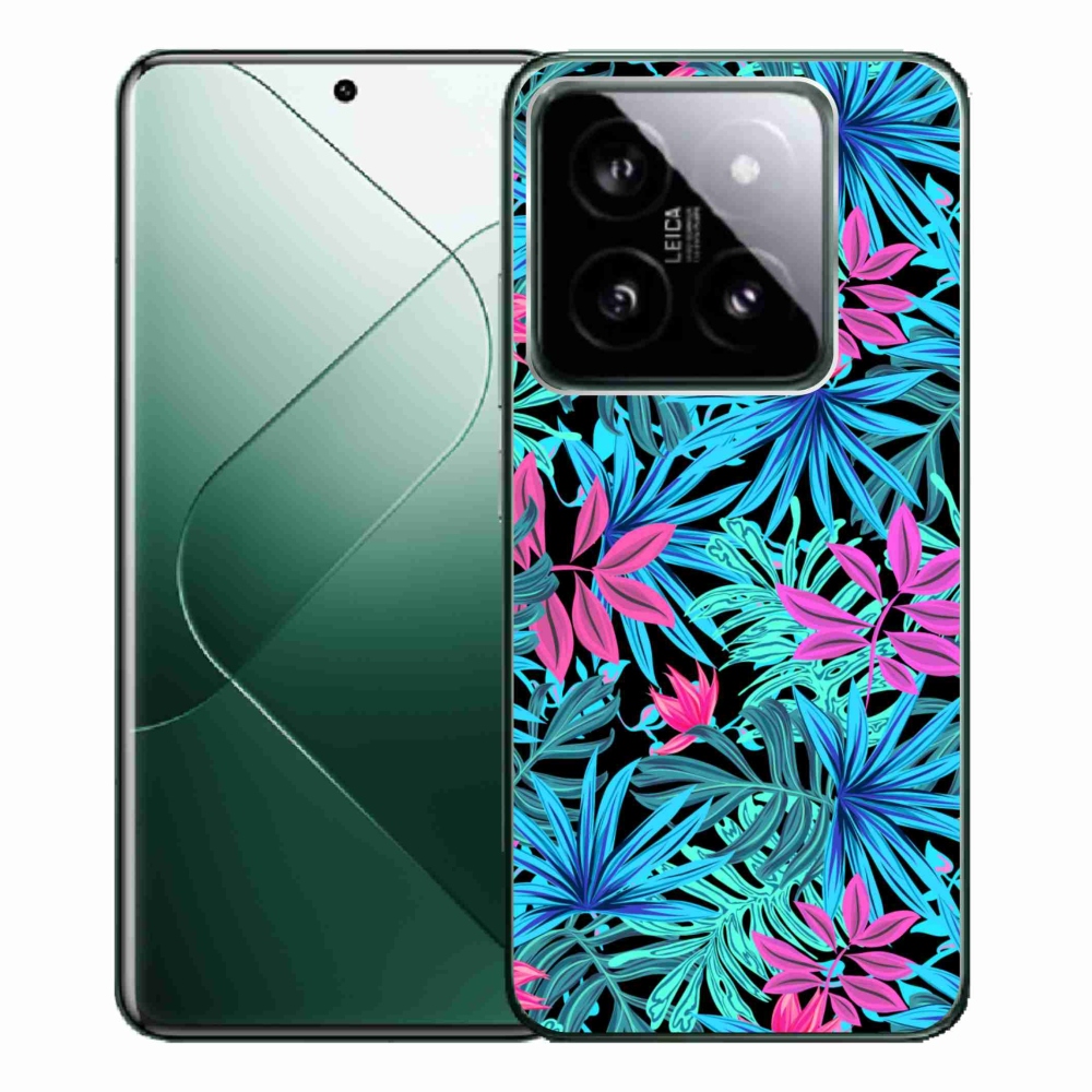 Gél borítás mmCase a Xiaomi 14 Pro számára - virágok 3