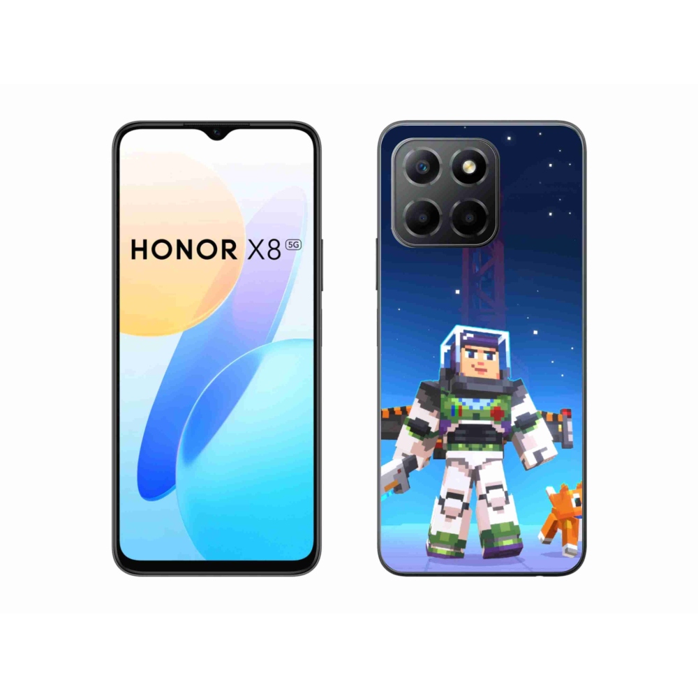 Gél borítás mmCase a Honor X8 5G/Honor 70 Lite 5G készülékhez - minecraft 2