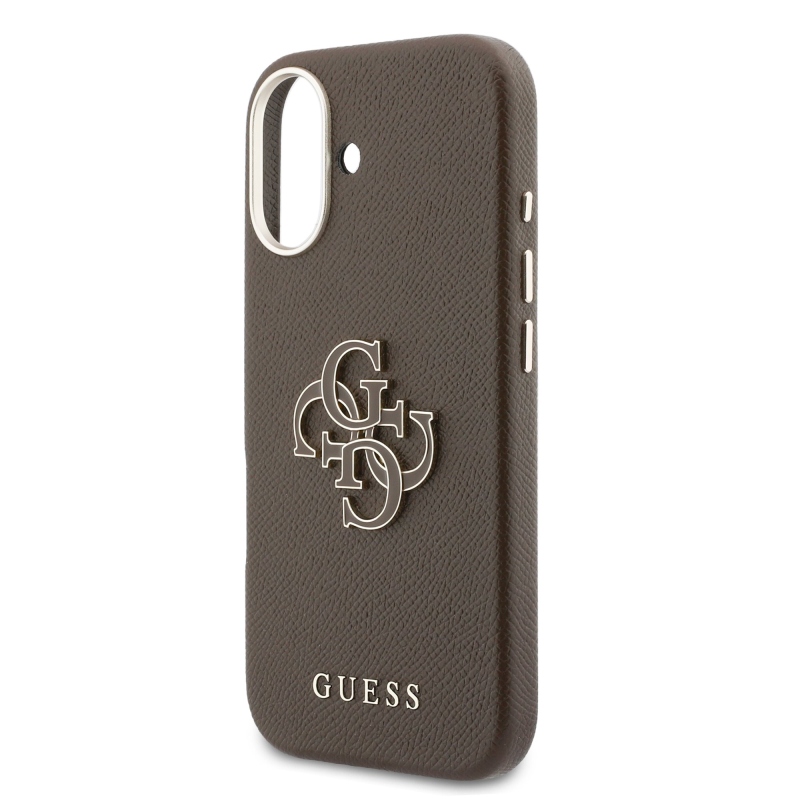 Guess PU gyanta logós hátlap iPhone 17 barna színű iPhone 17-hez