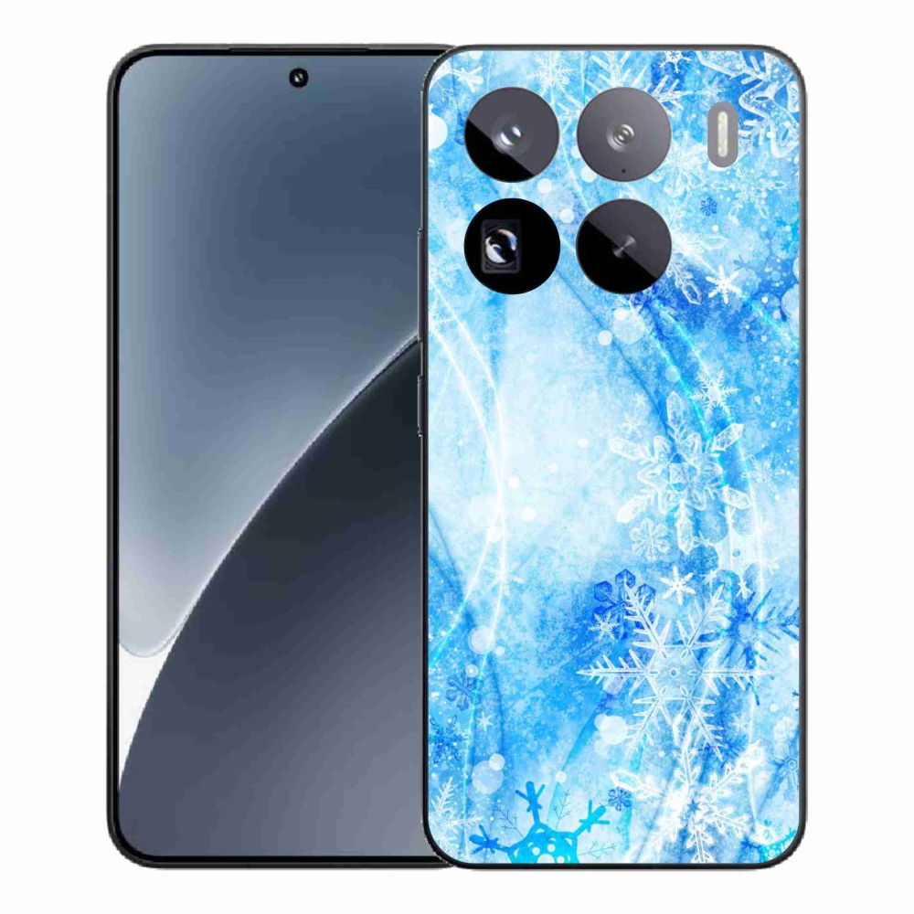 Gél borítás mmCase a Xiaomi 15 Pro számára - hópelyhek