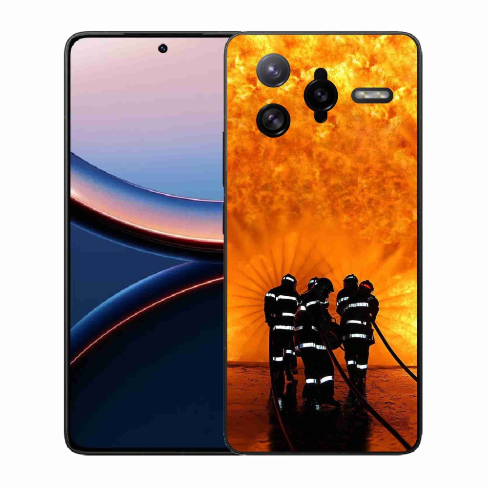 Gél borítás mmCase a Xiaomi Poco F7 Ultra számára - tűz