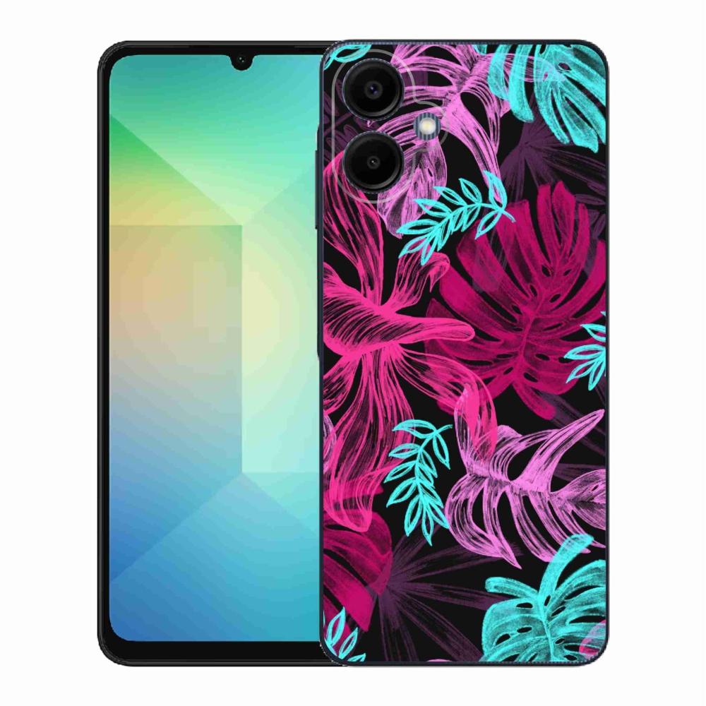 Zselés borítás mmCase Samsung Galaxy A06 4G - virágok 1