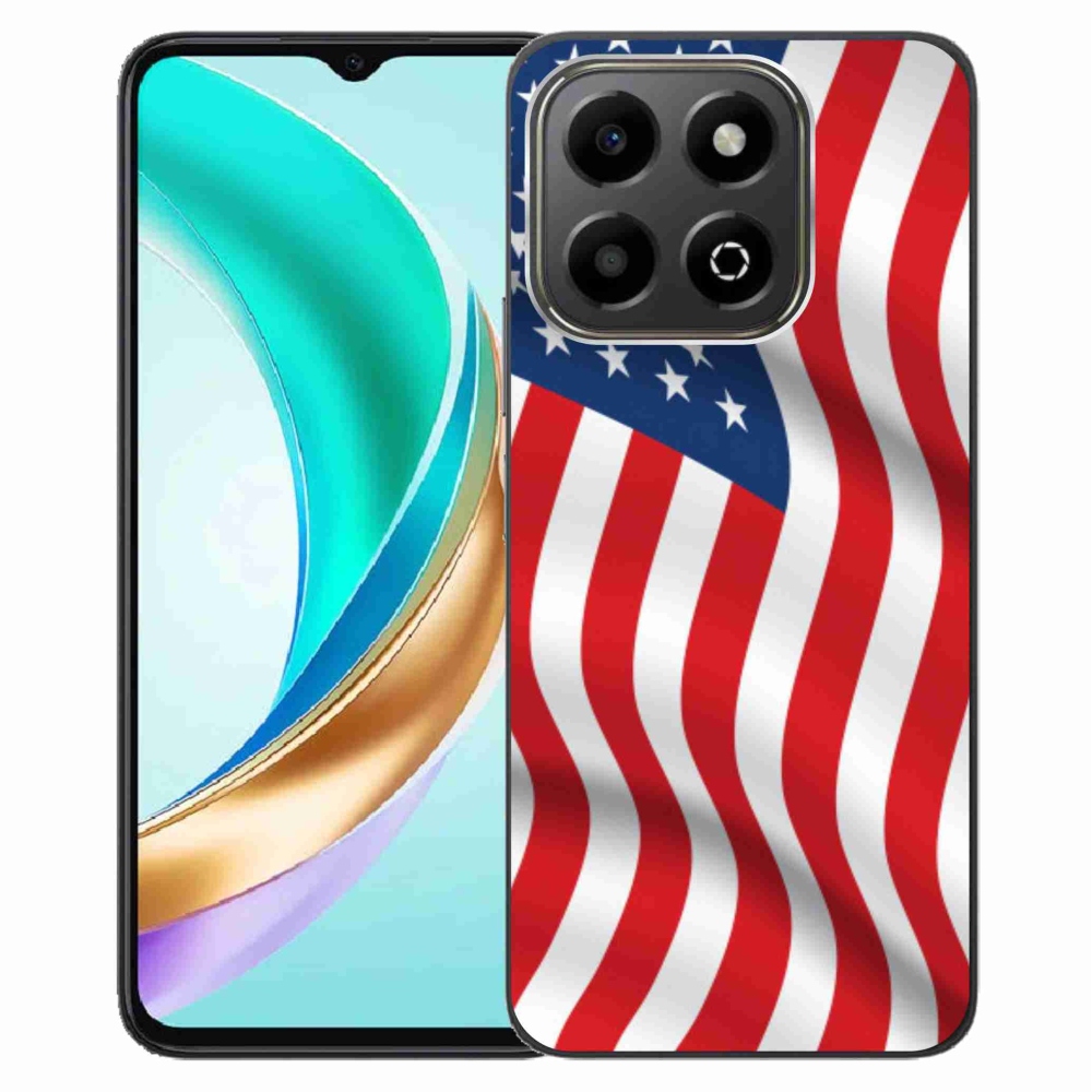 Gél borítás mmCase a Honor X6b készülékhez - amerikai zászló