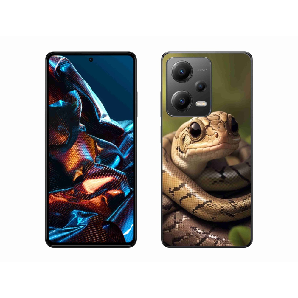 Gél borítás mmCase a Xiaomi Redmi Note 12 Pro 5G-hez - kígyó 1