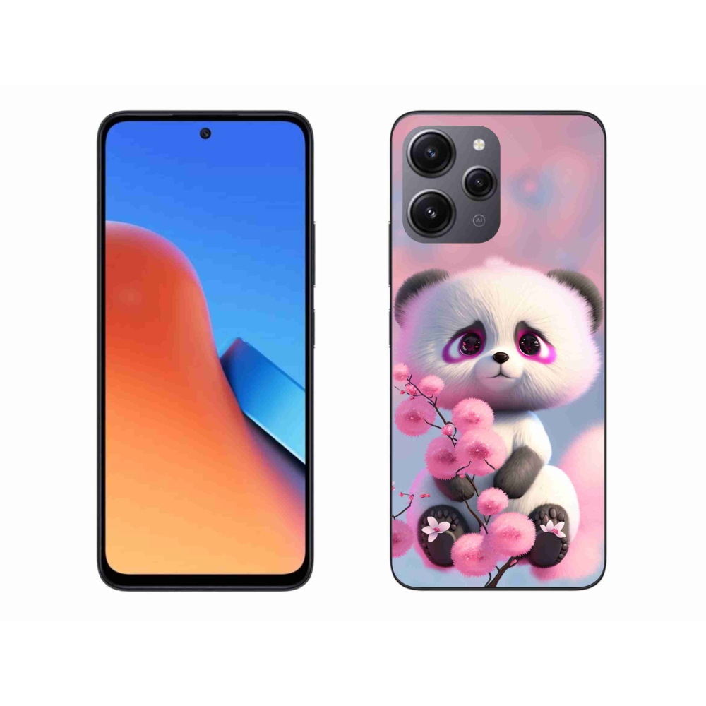 Gél borítás mmCase a Xiaomi Redmi 12-hez - aranyos panda 1