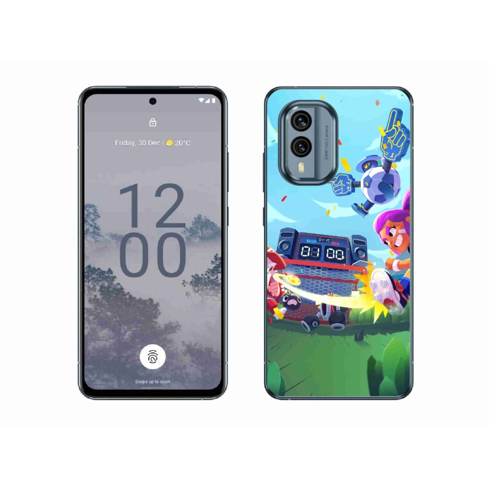Zselés borítás mmCase a Nokia X30 5G készülékhez - brawl stars 1