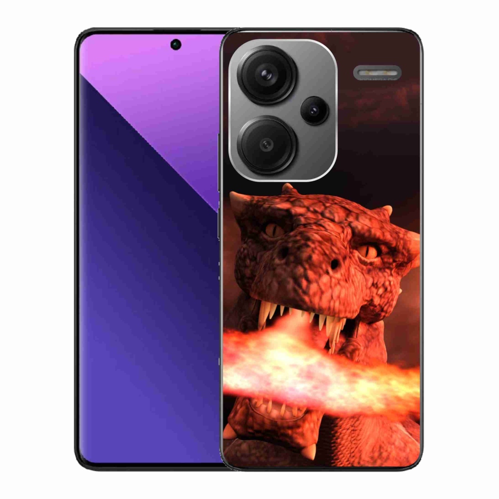 Gél borítás mmCase a Xiaomi Redmi Note 13 Pro+ 5G - sárkányhoz