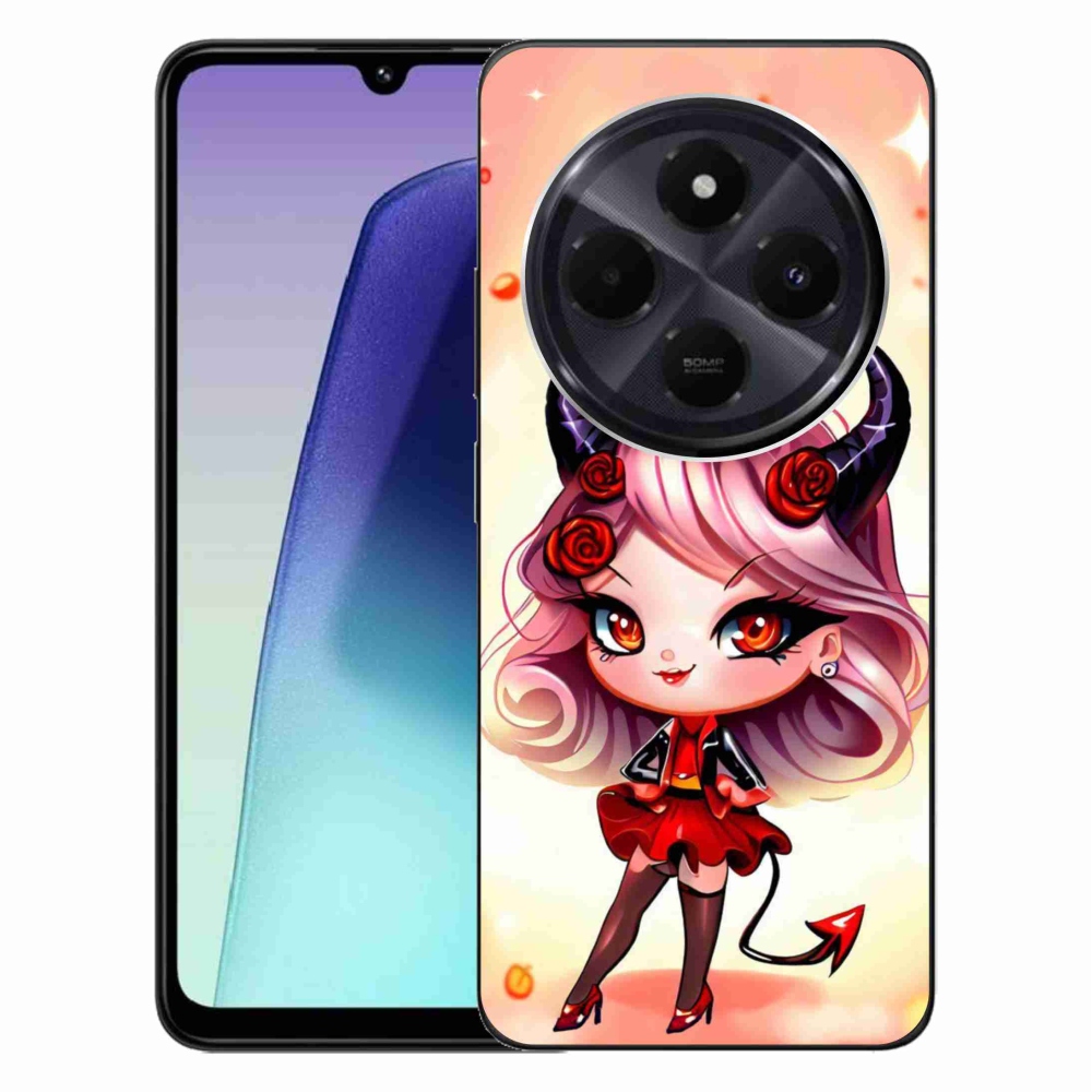 Gél borítás mmCase a Xiaomi Redmi 14C/Poco C75-hez - rajzfilm ördög