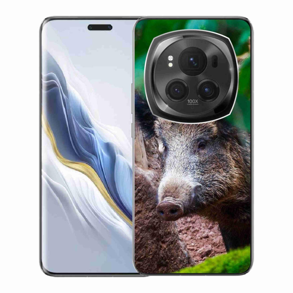 Zselés borítás mmCase a Honor Magic 6 Pro 5G készülékhez - vaddisznó