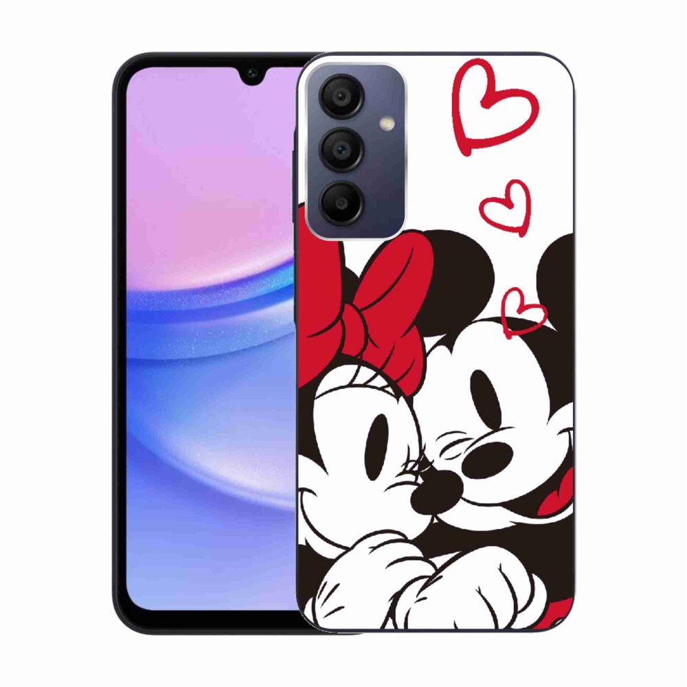 Zselés borítás mmCase Samsung Galaxy A15 4G/5G - minnie és mickey