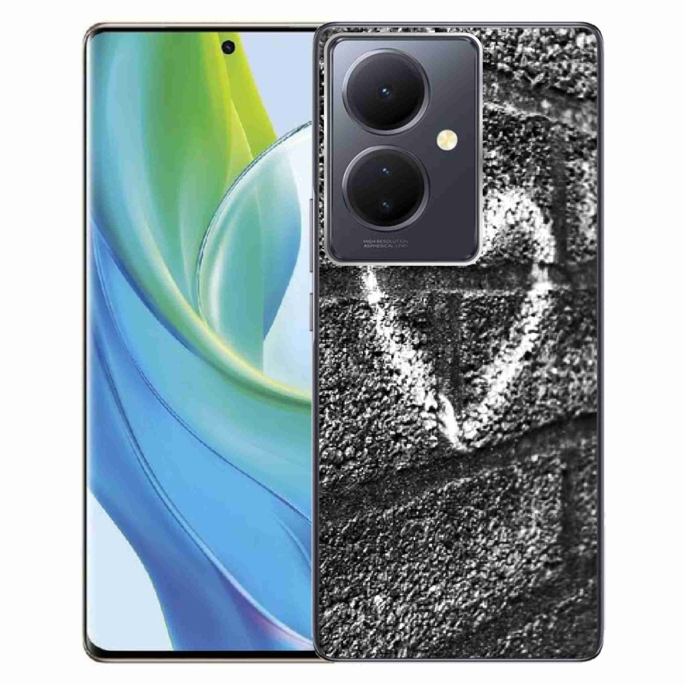 Gélburkolat mmCase a Vivo V29 Lite 5G-n - szív a falon