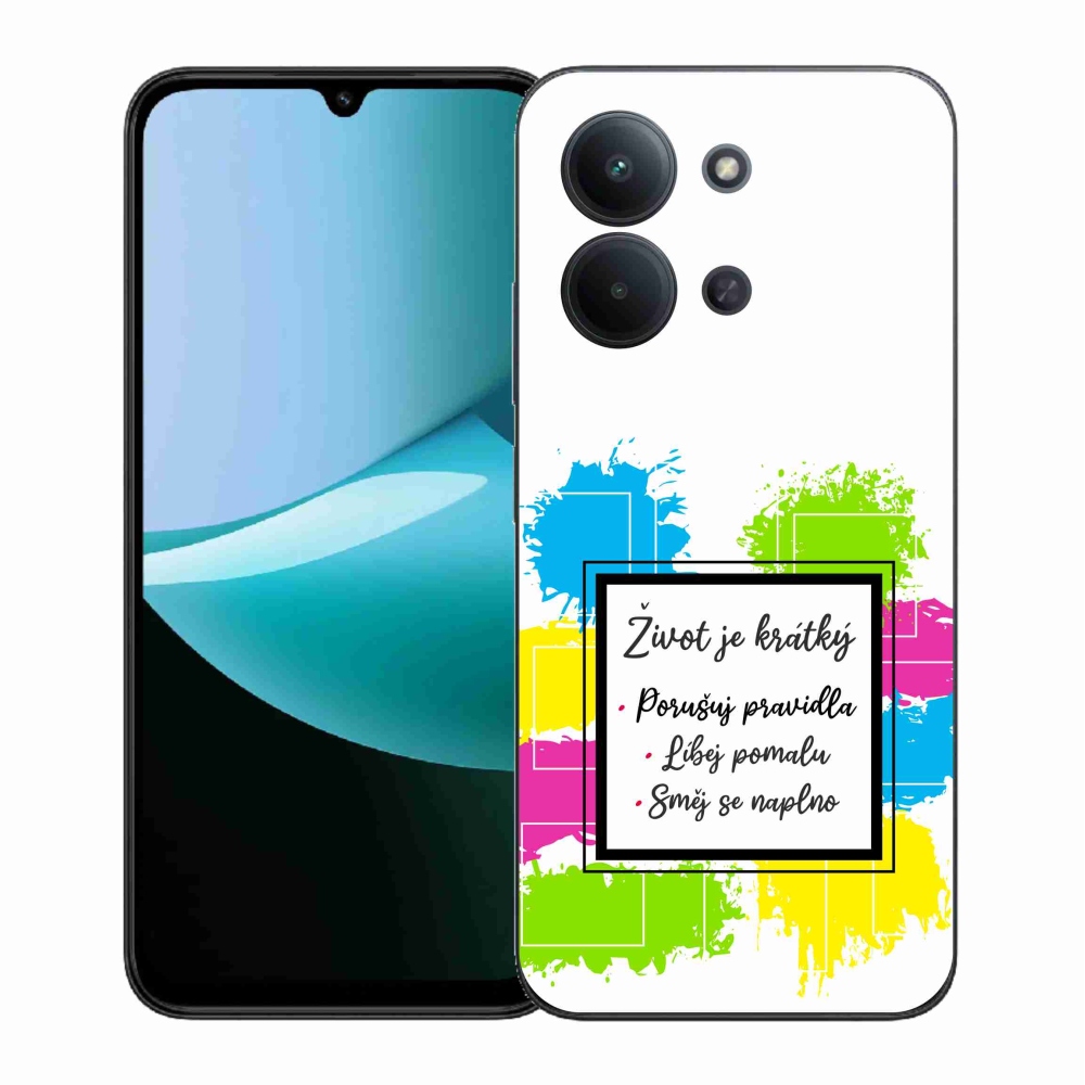 Gél borítás mmCase a Xiaomi Redmi 15C 4G (171mm)/Poco C85 4G (171mm) - idézet 5 fehér háttérrel