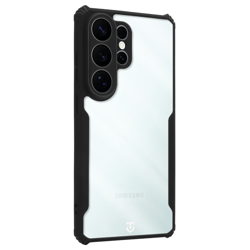 Tactical Quantum Stealth Cover for Samsung Galaxy S26 Ultra Clear/Black (átlátszó/fekete)