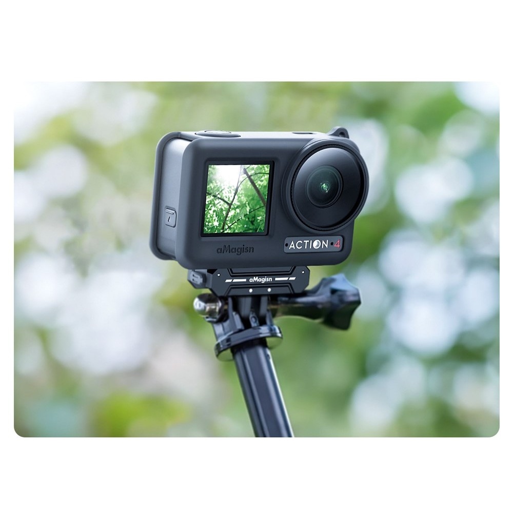 AMAGISN szilikon védőtok DJI Osmo Action 4 és Action 3 kamerákhoz - kék