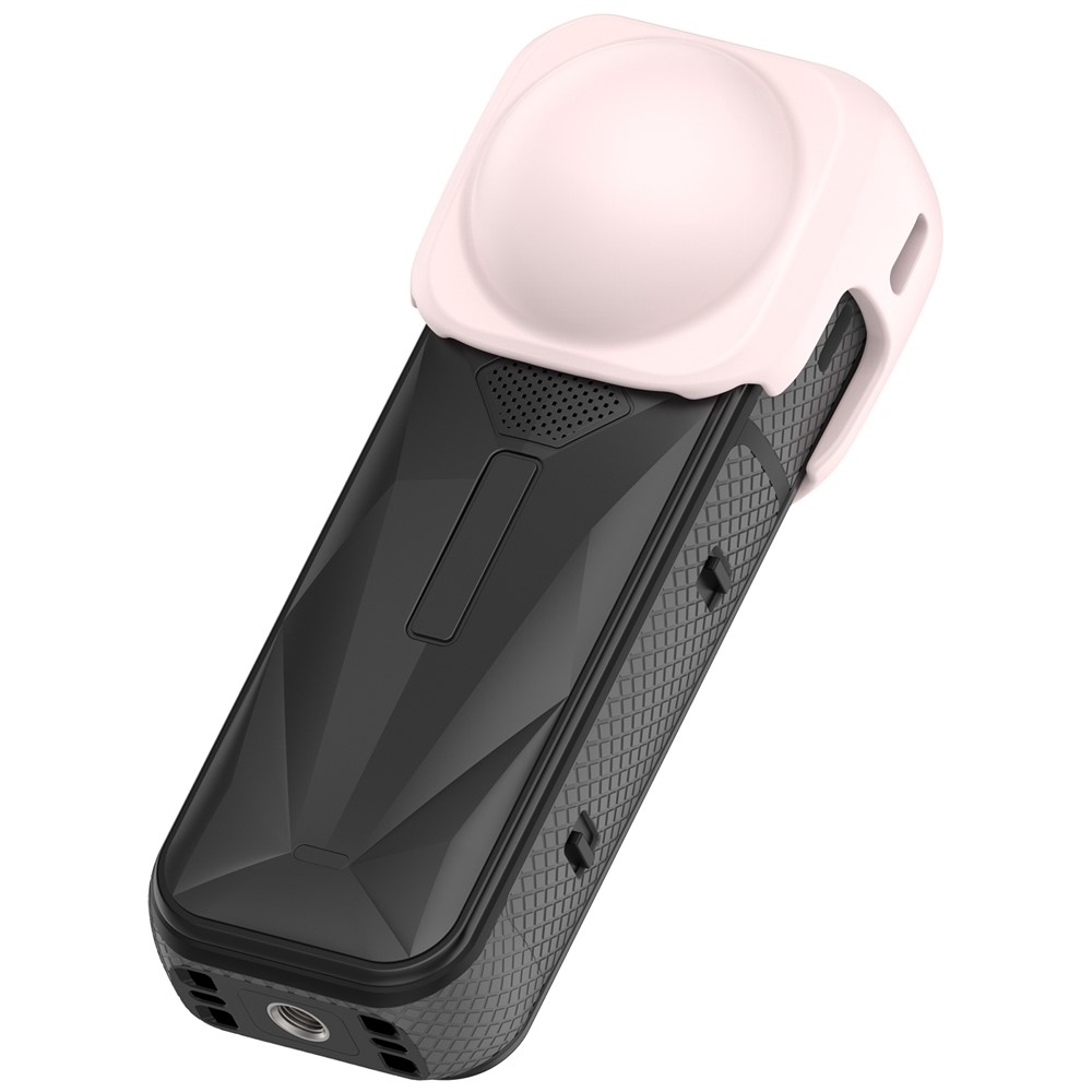 Szilikon lencsevédő Insta360 X5 és X4 készülékekhez - rózsaszín