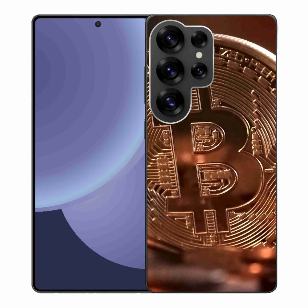 Gél borítás mmCase Samsung Galaxy S25 Ultra - bitcoin