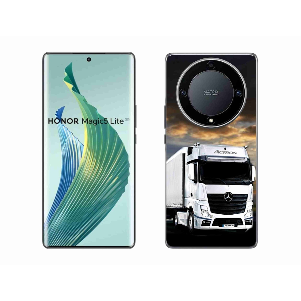 Gél borítás mmCase a Honor Magic 5 Lite 5G számára - teherautó