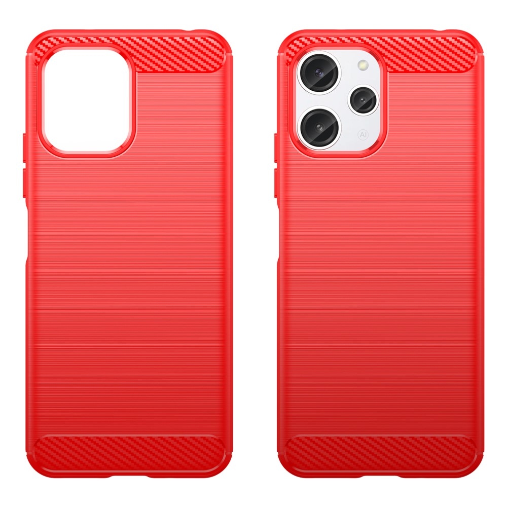 Szálálló zselés tok Xiaomi Redmi 12 4G/5G - piros