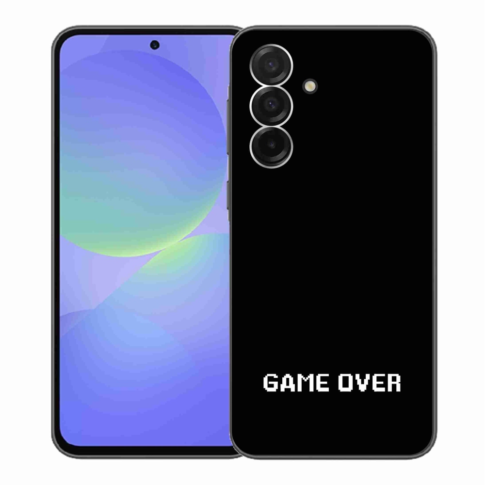 Gél borítás mmCase Samsung Galaxy A36 5G - játék fekete háttérrel