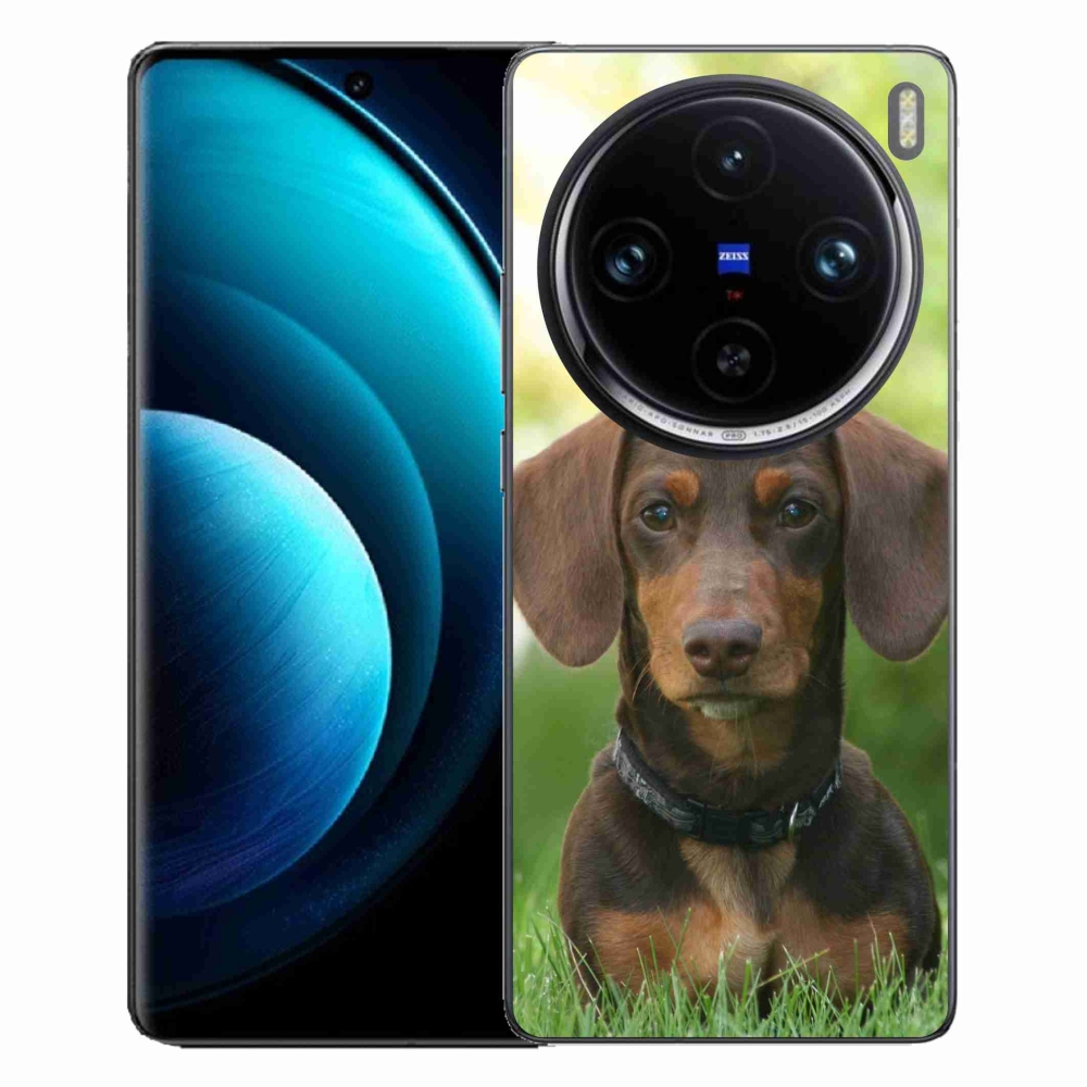 Gél tok mmCase a Vivo X100 Pro 5G-hez - barna tacskó