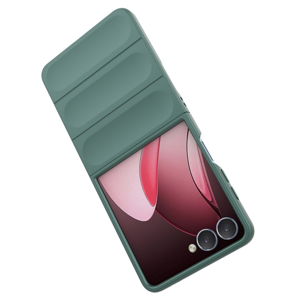 Rugg tartós zselés tok Samsung Galaxy Z Flip7 5G - zöld