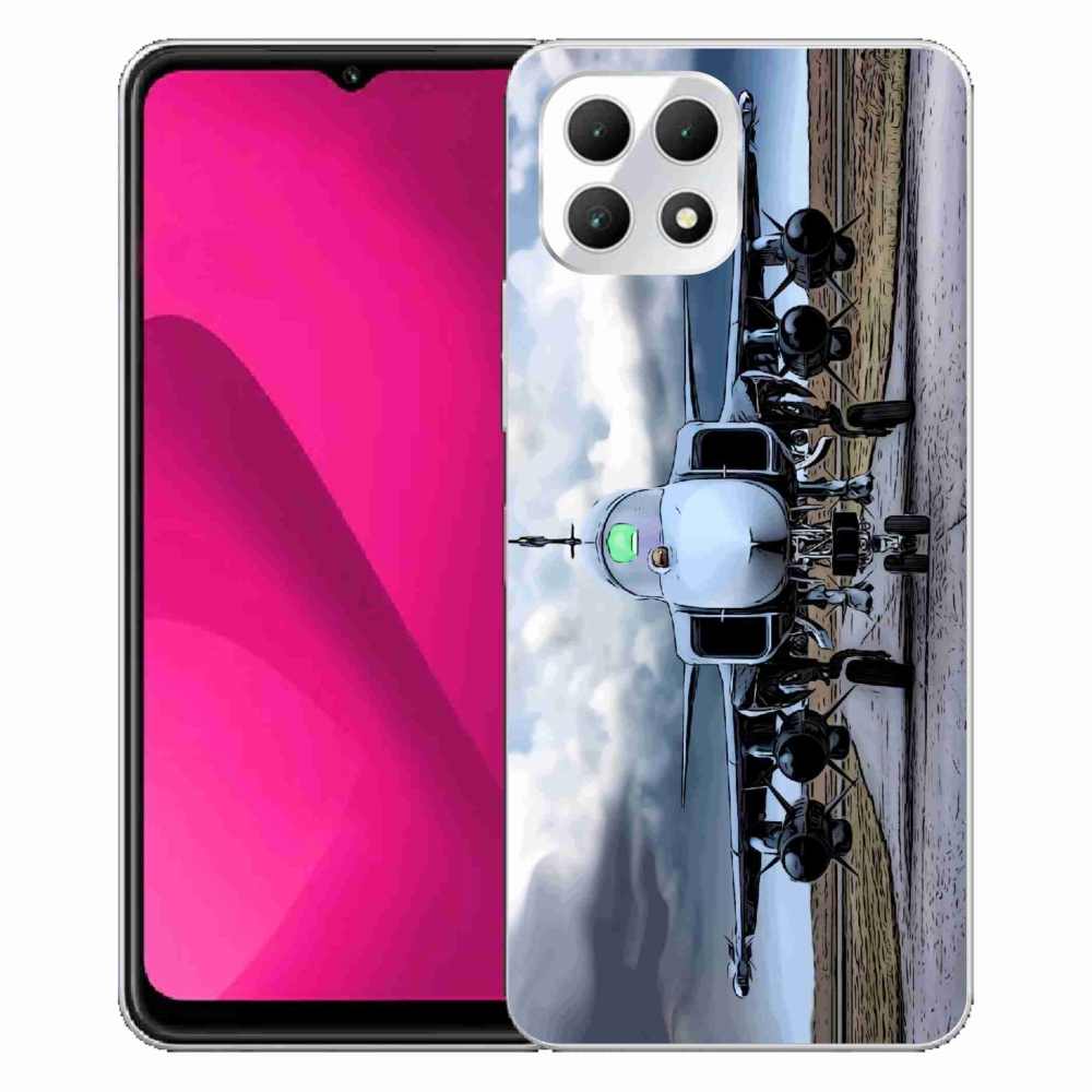 Zselés borítás mmCase a T-Mobile T Phone 2 készülékhez - katonai repülőgépek