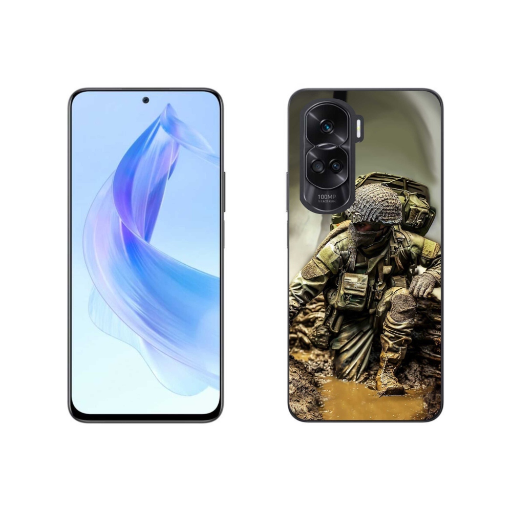 Zselés borítás mmCase a Honor 90 Lite-hoz - katona