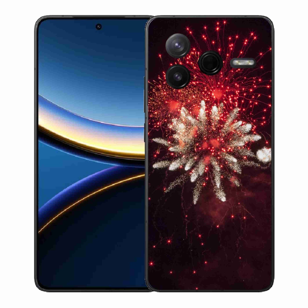 Gél borítás mmCase a Xiaomi Poco F7 Pro számára - tűzijátékok