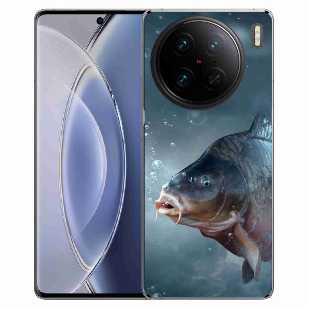 Zselés borítás mmCase a Vivo X90 Pro készülékhez - ponty és buborékok