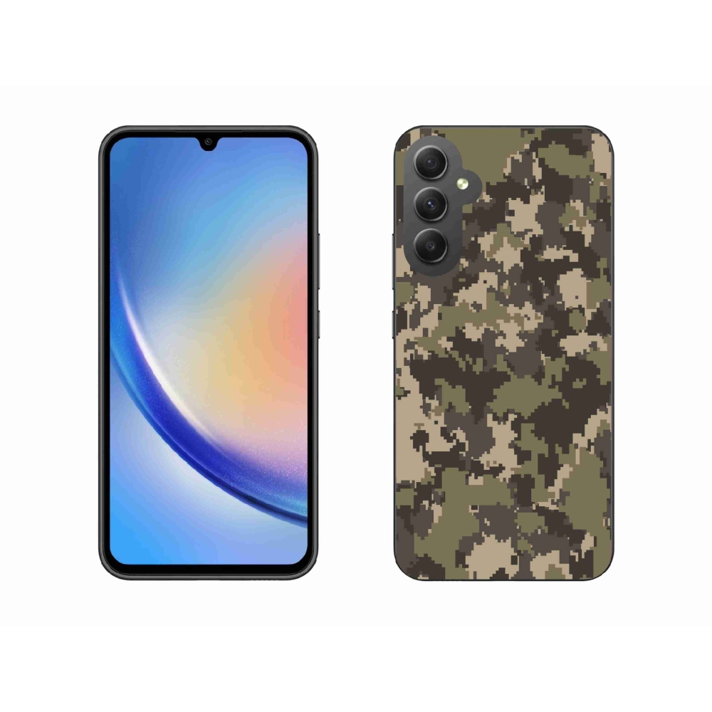 Gél védőhuzat mmCase Samsung Galaxy A34 5G - terepszínű mintázat 12