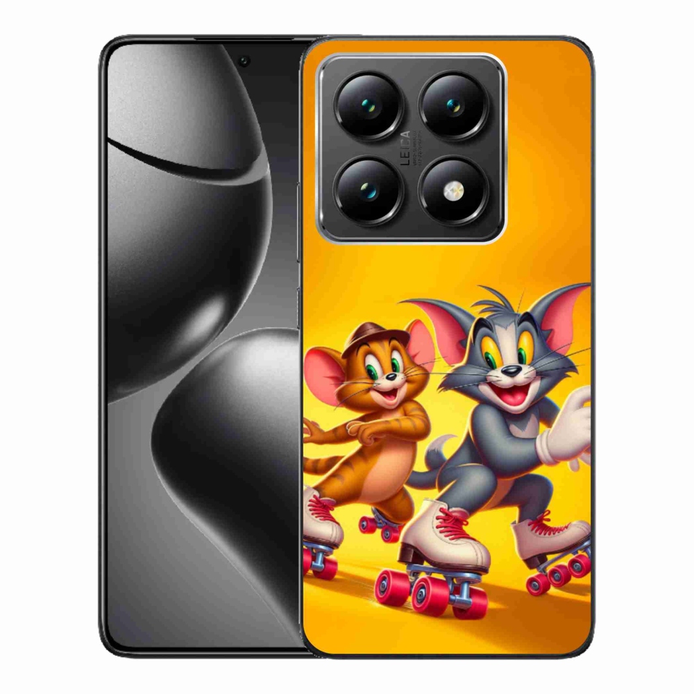 Gél borítás mmCase a Xiaomi 14T Pro számára - tom and jerry