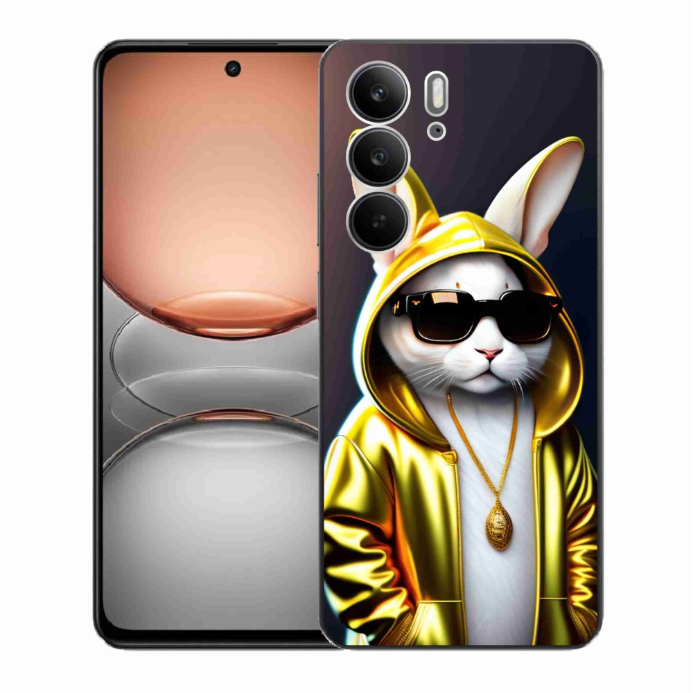 Gél borítás mmCase a Realme C75 készülékhez - cat boss