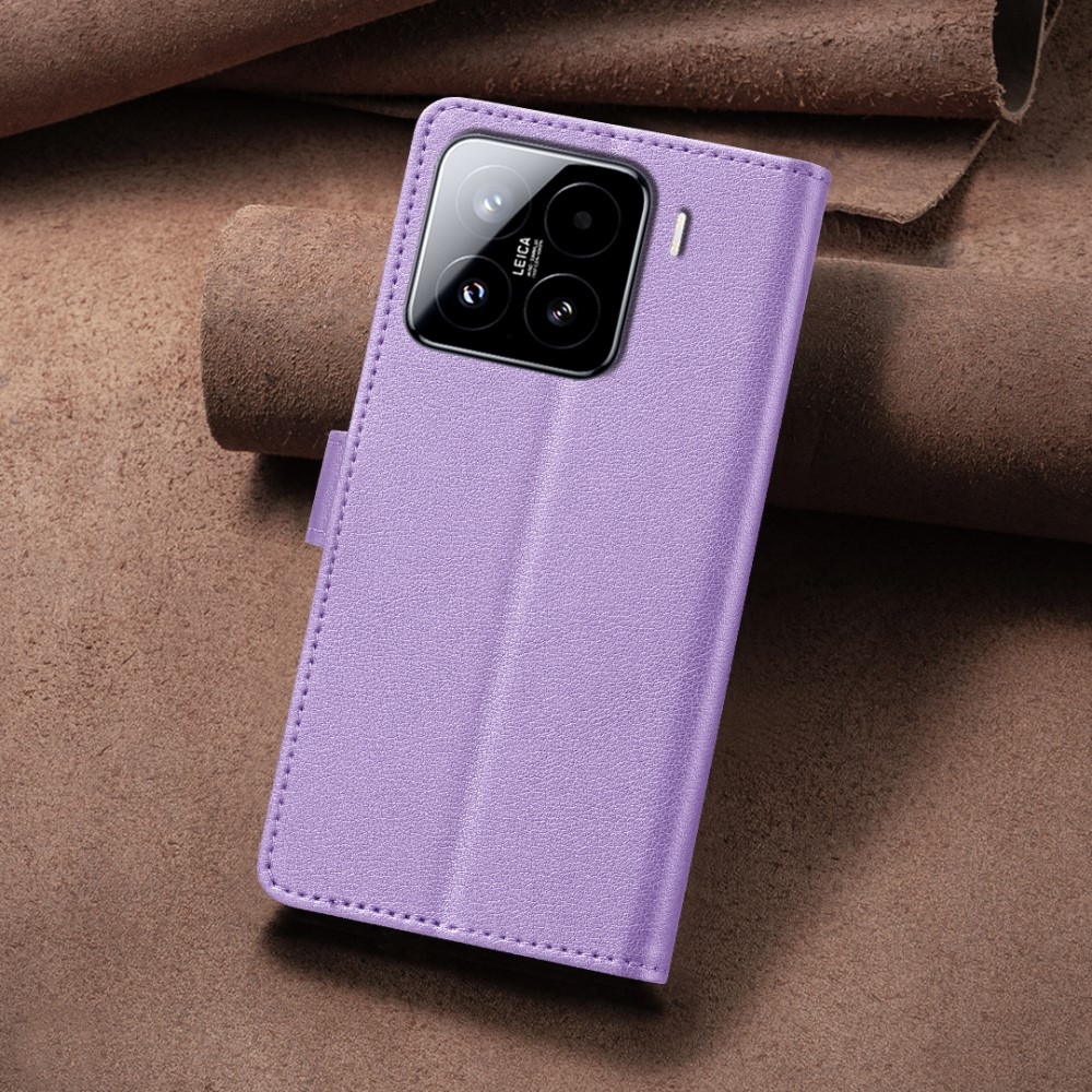 BINFEN könyv tok Xiaomi 15 - lila