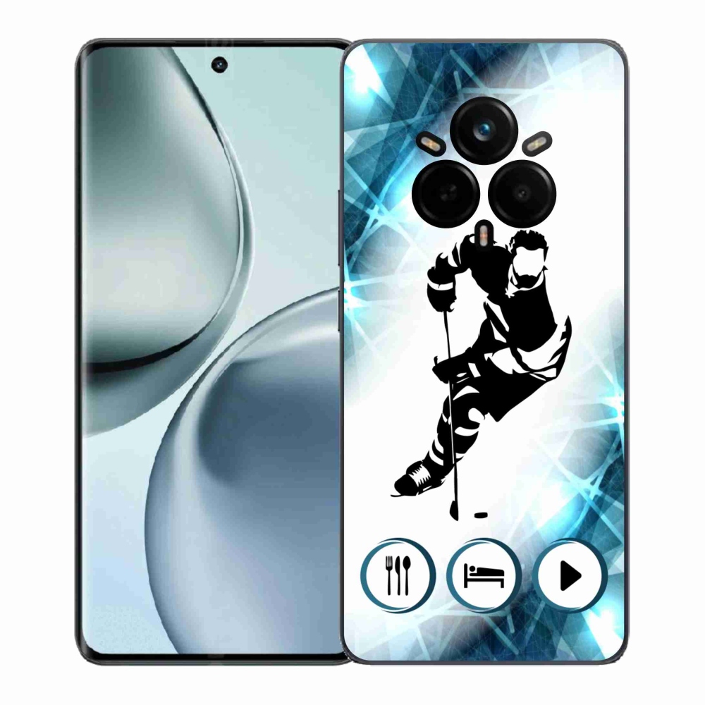 Gél borítás mmCase a Realme 14 Pro+ 5G számára - jégkorong 1