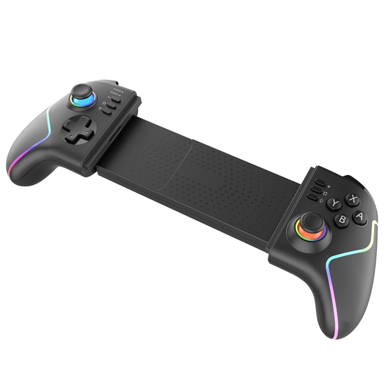 iPega SW2123 vezeték nélküli RGB Gamepad Nintendo Switch/Nintendo Switch 2 fekete színű konzolhoz